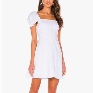 Line & Dot Revolve White Mini Dress
